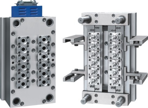 12CAV Hydraulic Self-locking Valve Gate PET Preforms Mold