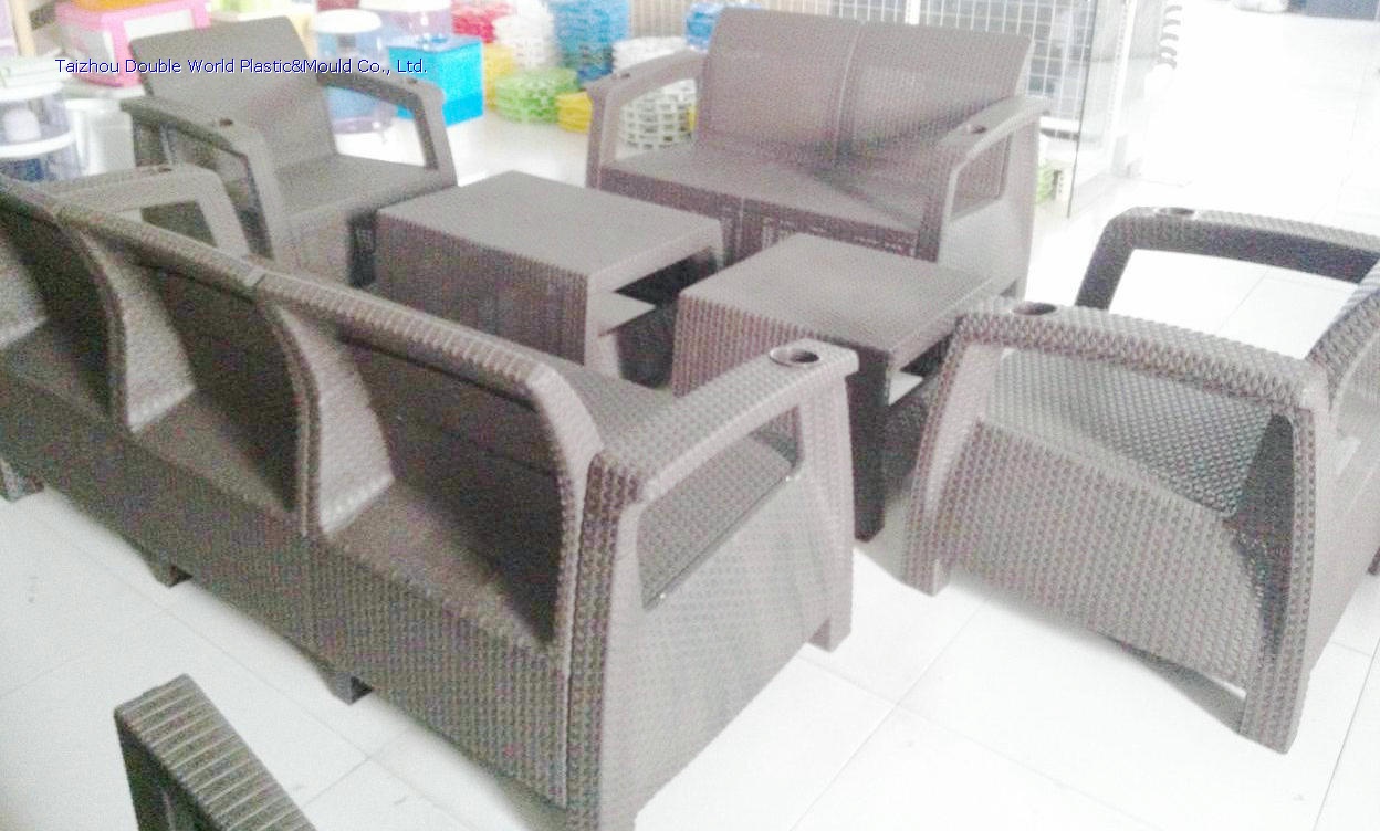DDW Pattern plastic sofa mold plastic coffee table mold