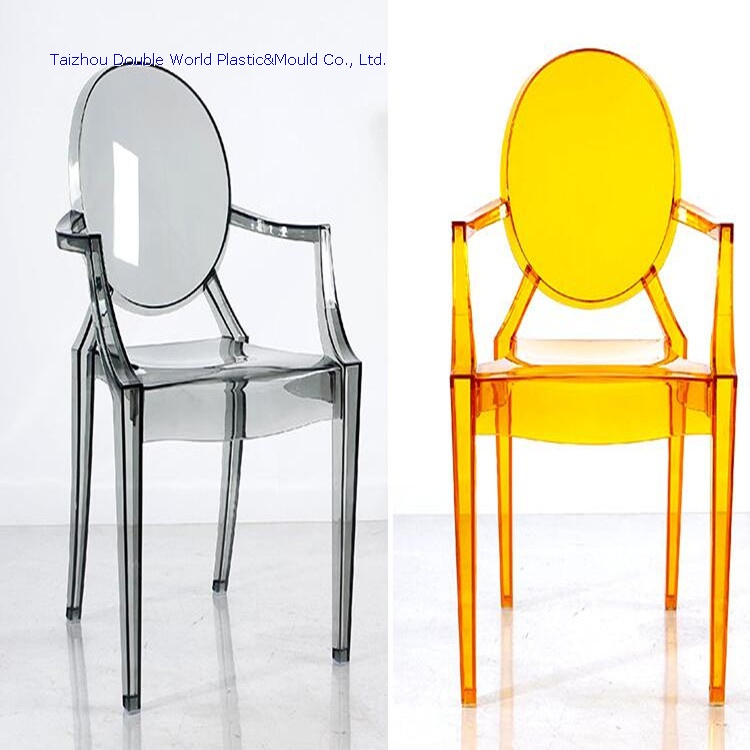 DDW New design  acrylic chair mold transparent plastic chair mold