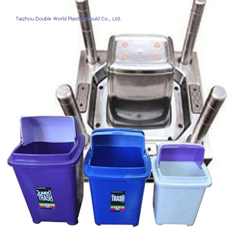 DDW Plastic Commodity Mold Plastic Sanitation Trash Bin Mold  TRM004