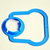 Plastic handle of 46mm PET bottle