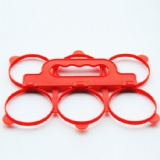 6 hole 60mm plastic buckle for zip top can