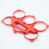 6 hole 60mm plastic buckle for zip top can