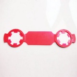 Promotionnal 2 hole plastic buckle for PET water bottle