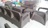 DDW Imitation rattan plastic chair mold in the processing
