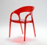 DDW New design acrylic chair molding transparent plastic chair mold